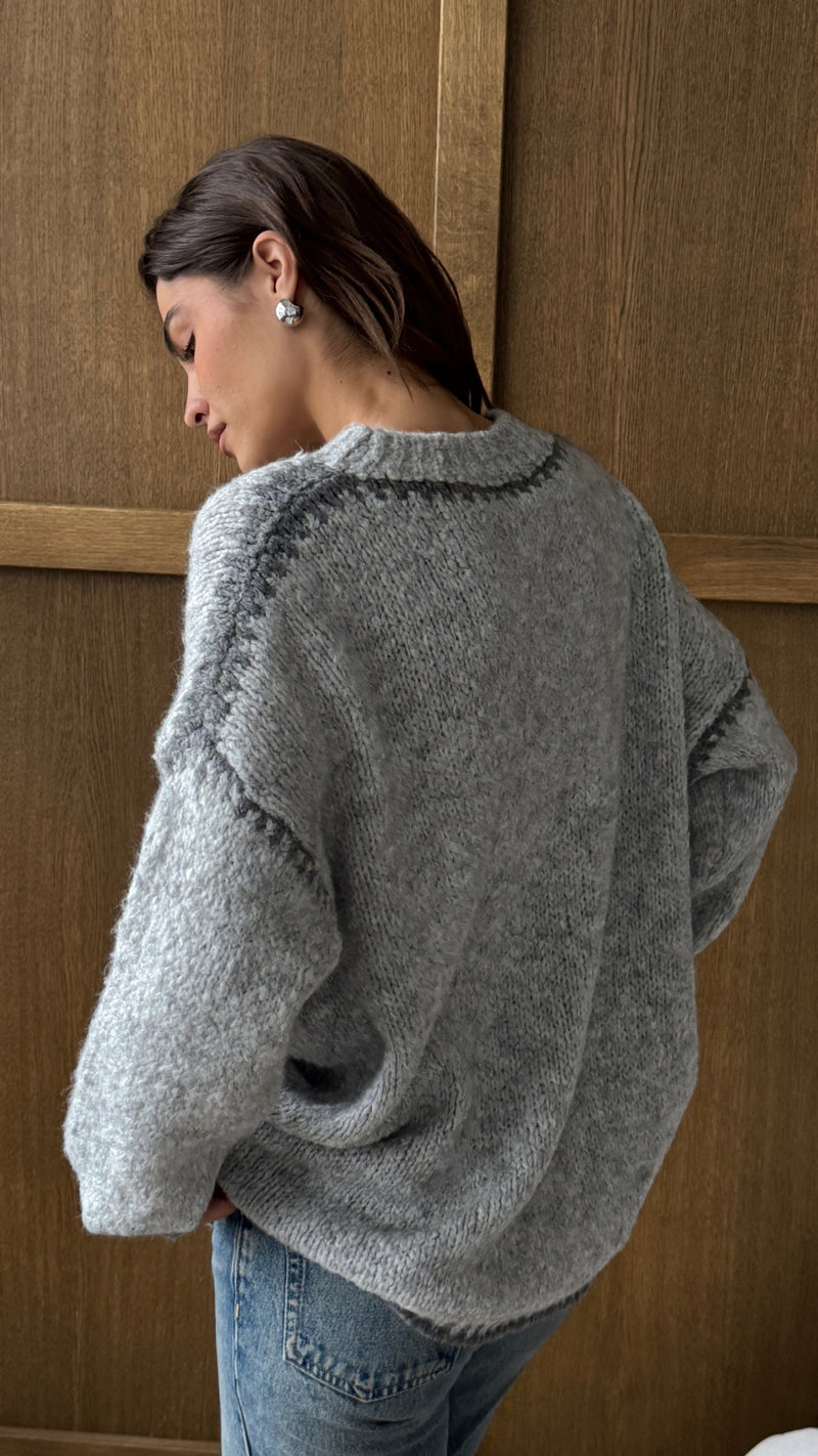 CLEO JUMPER - GREY