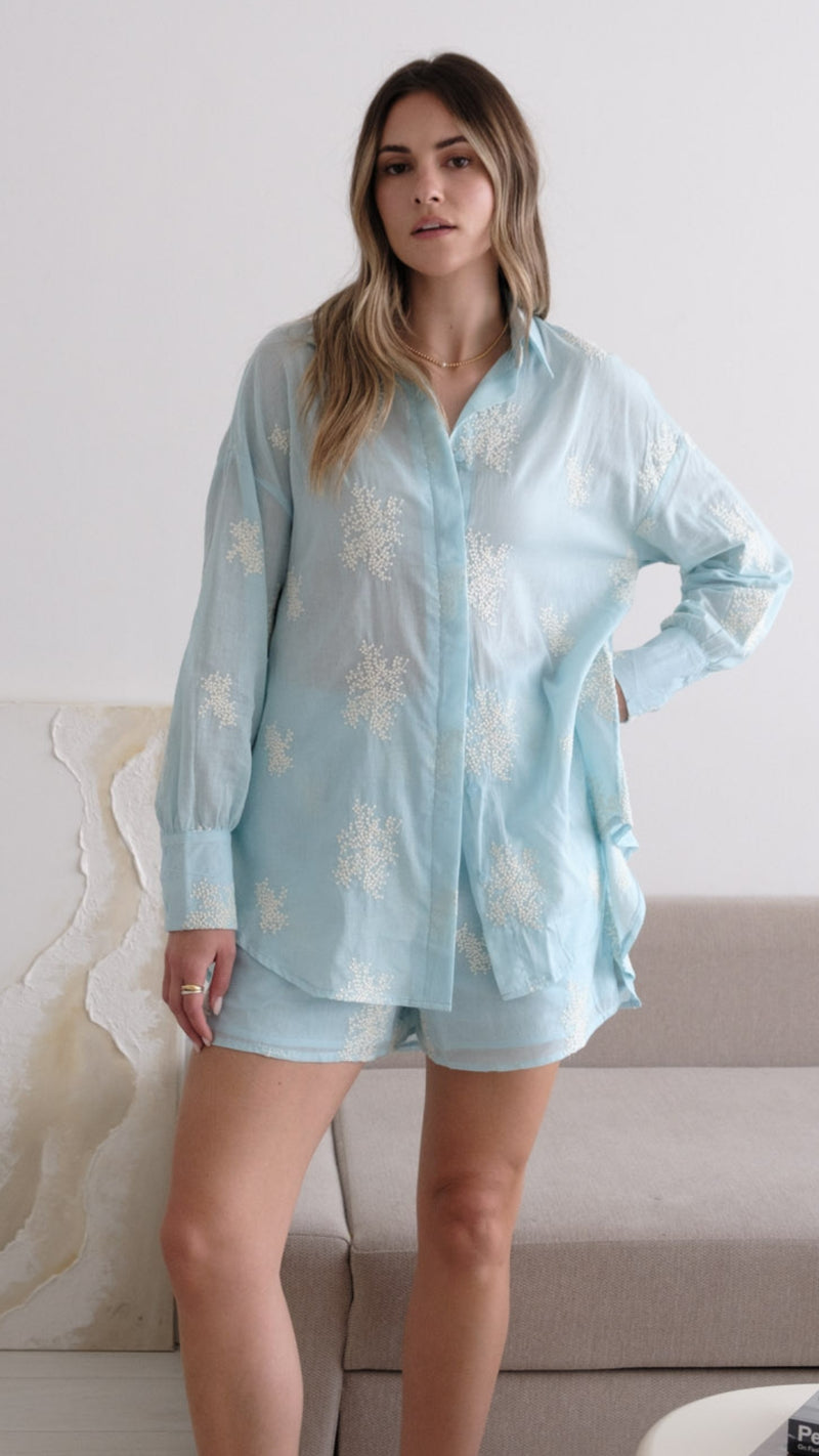 CELINA SHIRT - BLUE