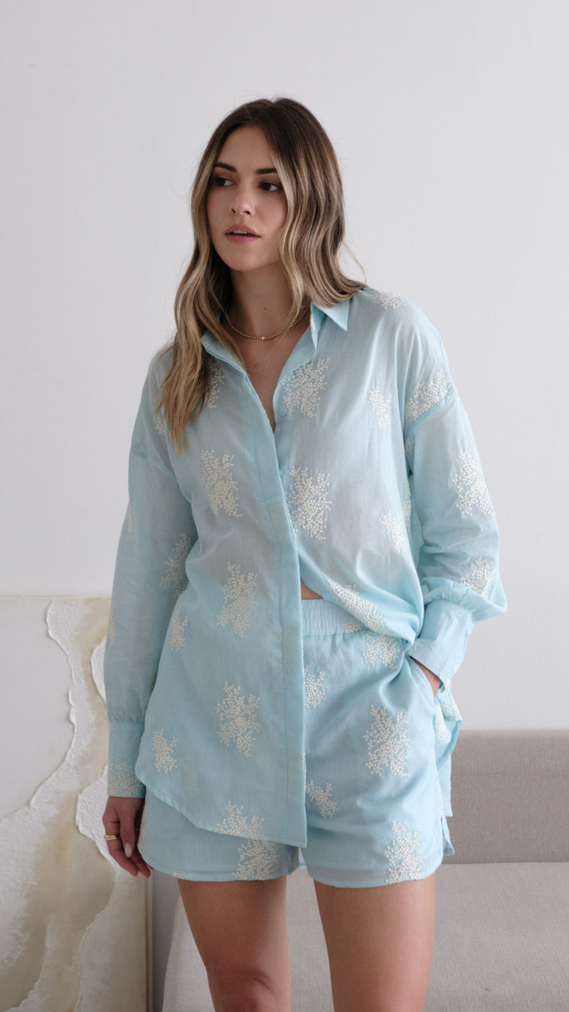 CELINA SHIRT - BLUE