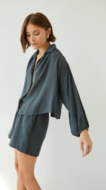 AIDA SHIRT - ANTHRACITE