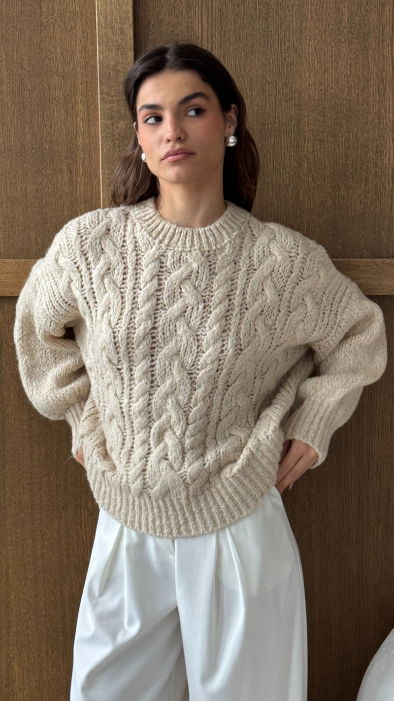 MARA SWEATER - IVORY