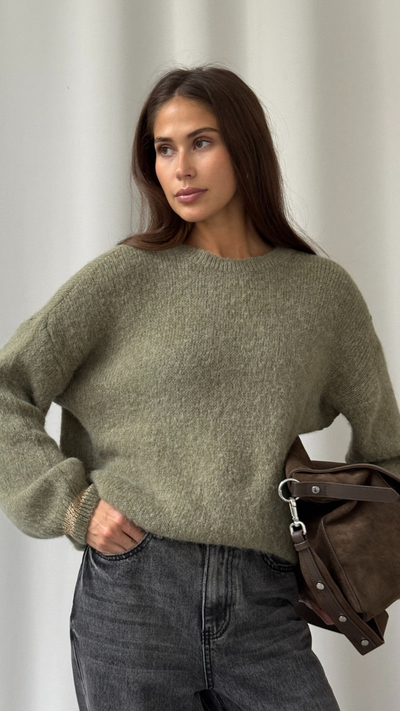 NOELLE SWEATER - KHAKI