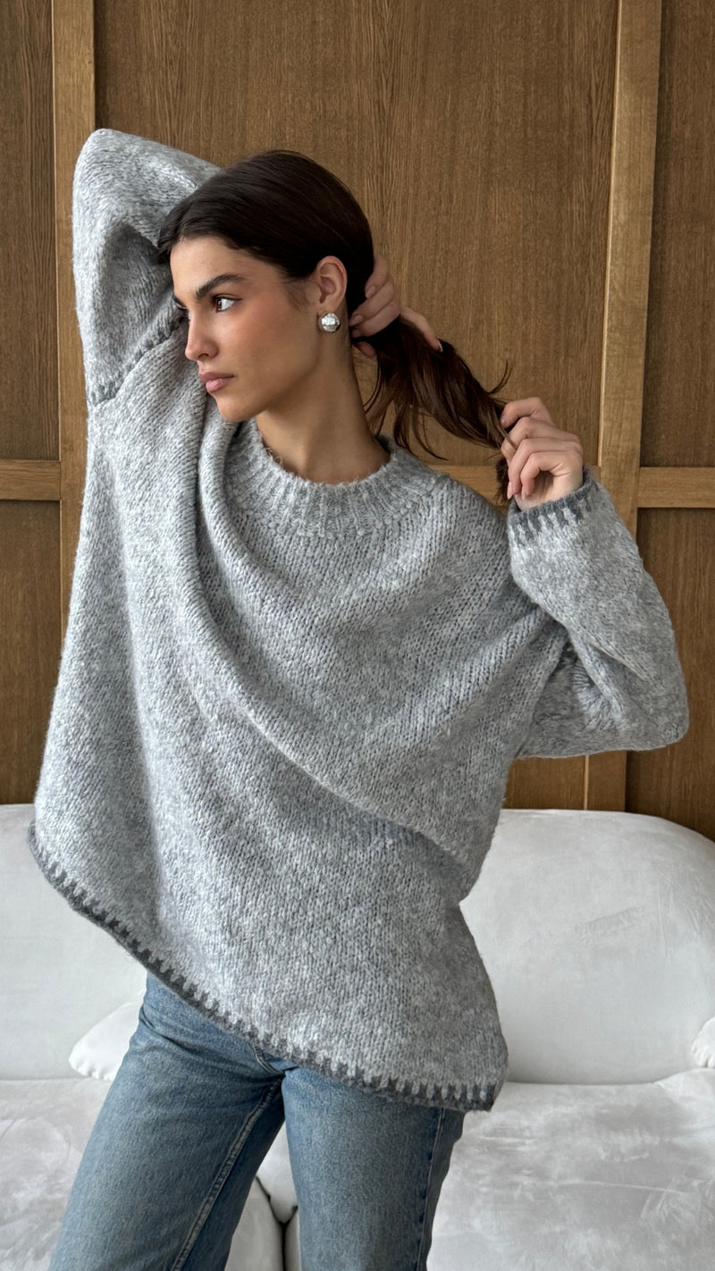 CLEO JUMPER - GREY