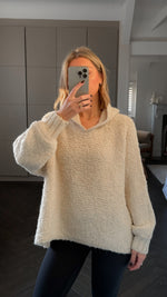 GIORGIA ALPACA SWEATER - MOONBEAM