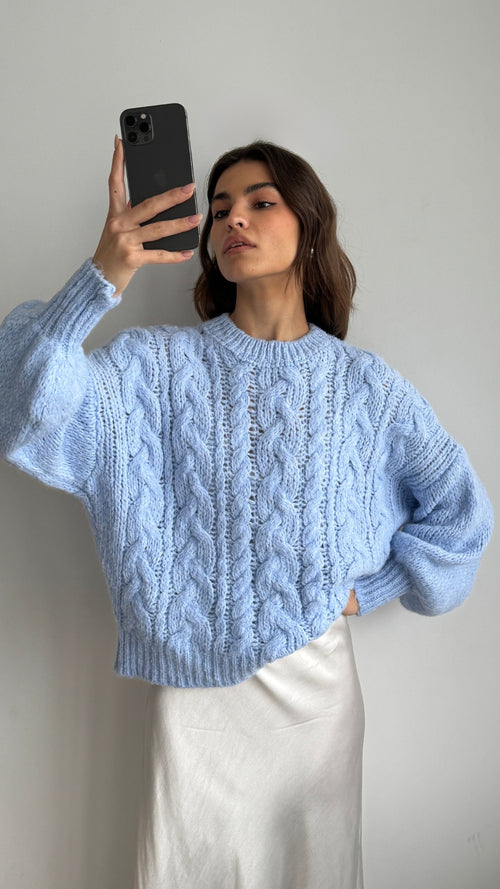 MARA SWEATER - SKY