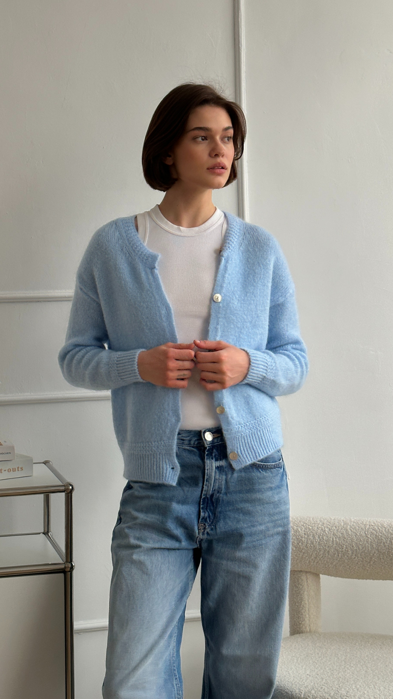 REYNA CARDIGAN - SKY BLUE