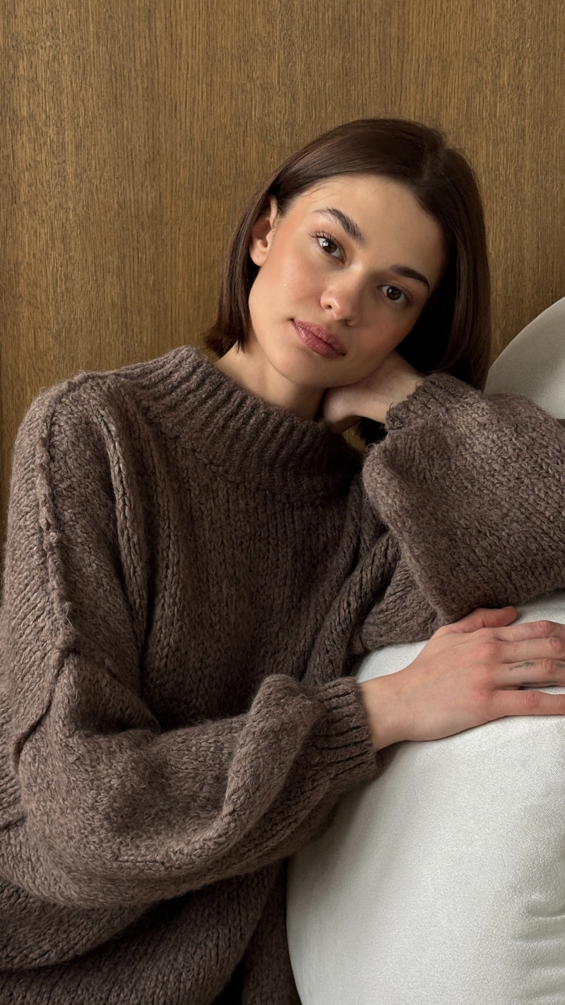 LAYLA SWEATER - TAUPE