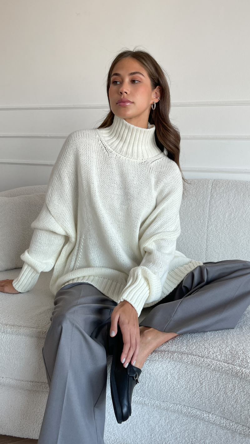 MARGOT SWEATER - IVORY