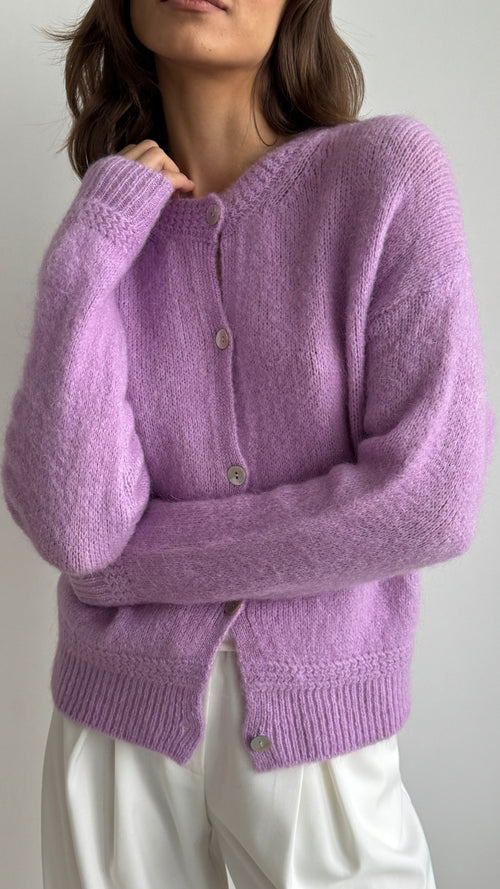 REYNA CARDIGAN - LILAC