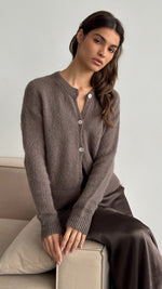 REYNA CARDIGAN -TAUPE