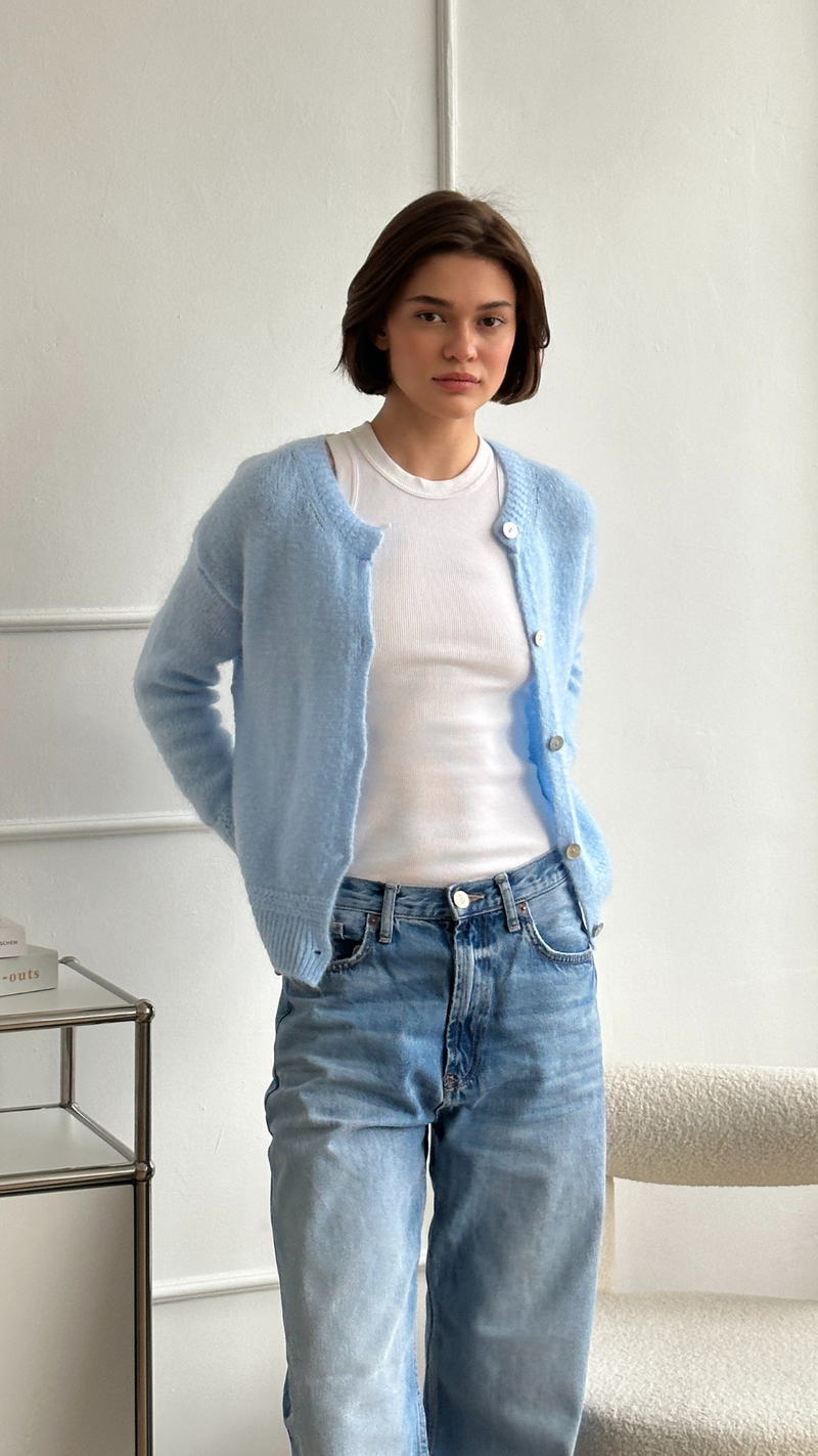 REYNA CARDIGAN - SKY BLUE