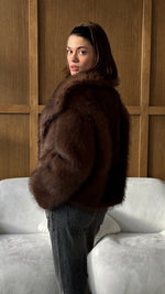 RIHANNE COAT - DARK CHOCOLATE