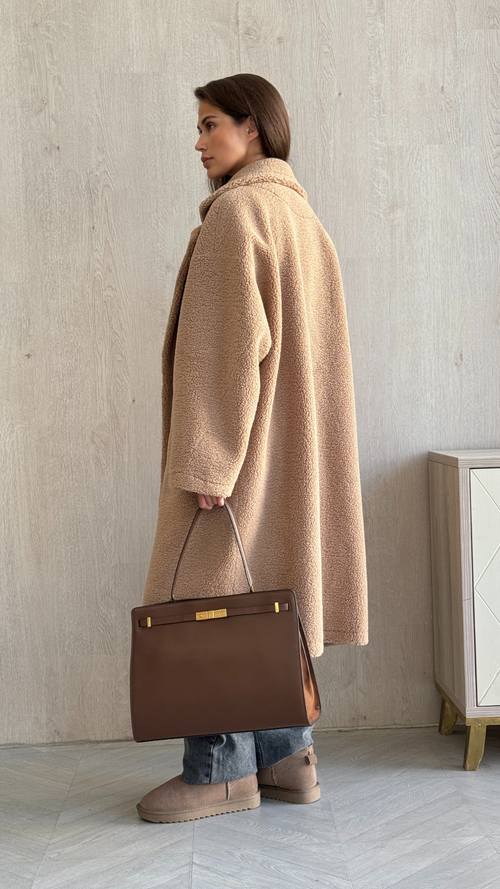 ADRIANA COAT - CAMEL