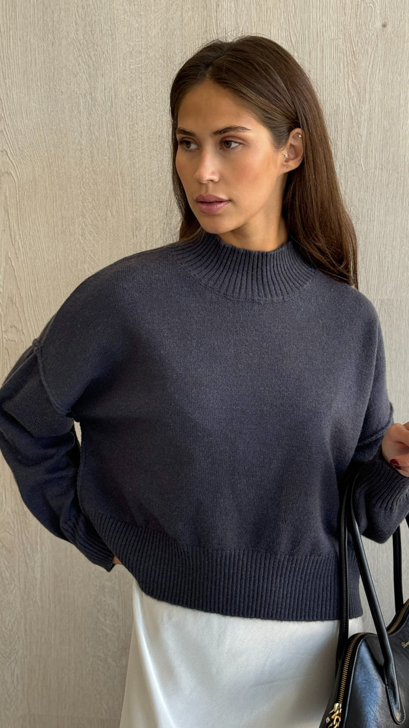 LOTTIE SWEATER - CARBON