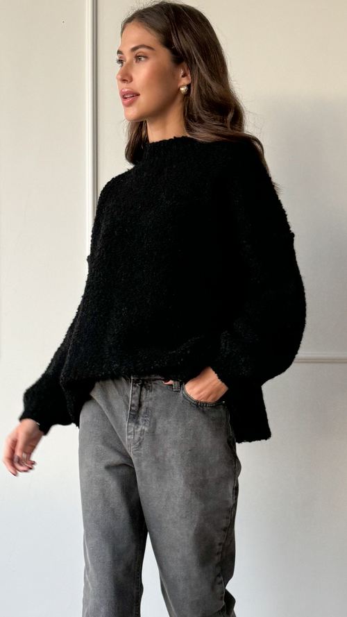 JESSICA SWEATER - BLACK