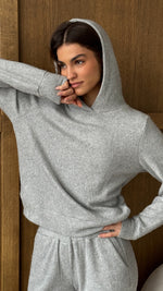 CARA LOUNGE KNIT SET - GREY