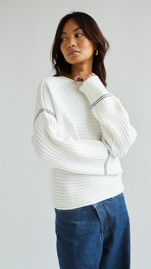 ANNA SWEATER - IVORY