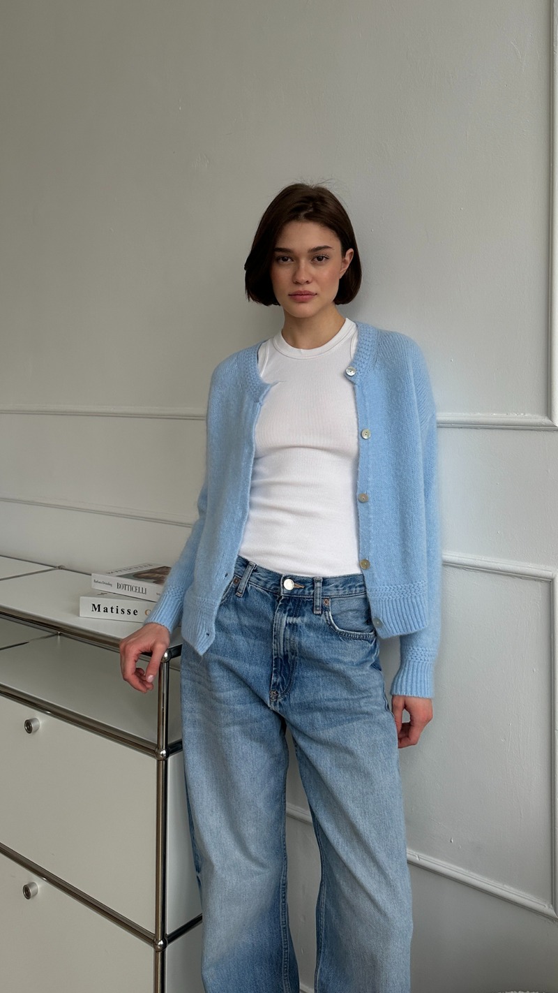 REYNA CARDIGAN - SKY BLUE