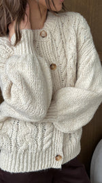 EVIE CARDIGAN - IVORY