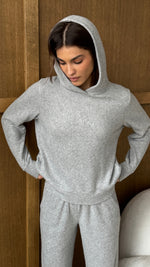 CARA LOUNGE KNIT SET - GREY