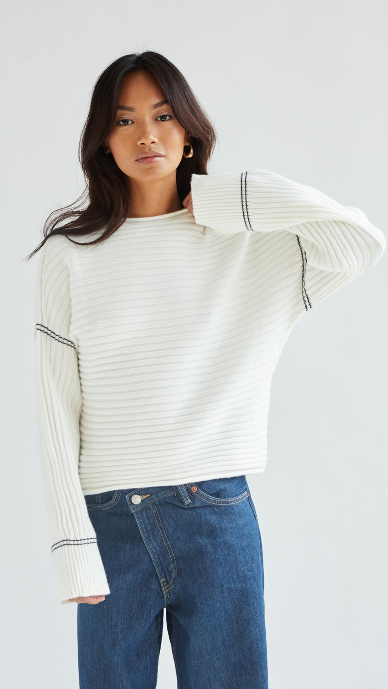 ANNA SWEATER - IVORY