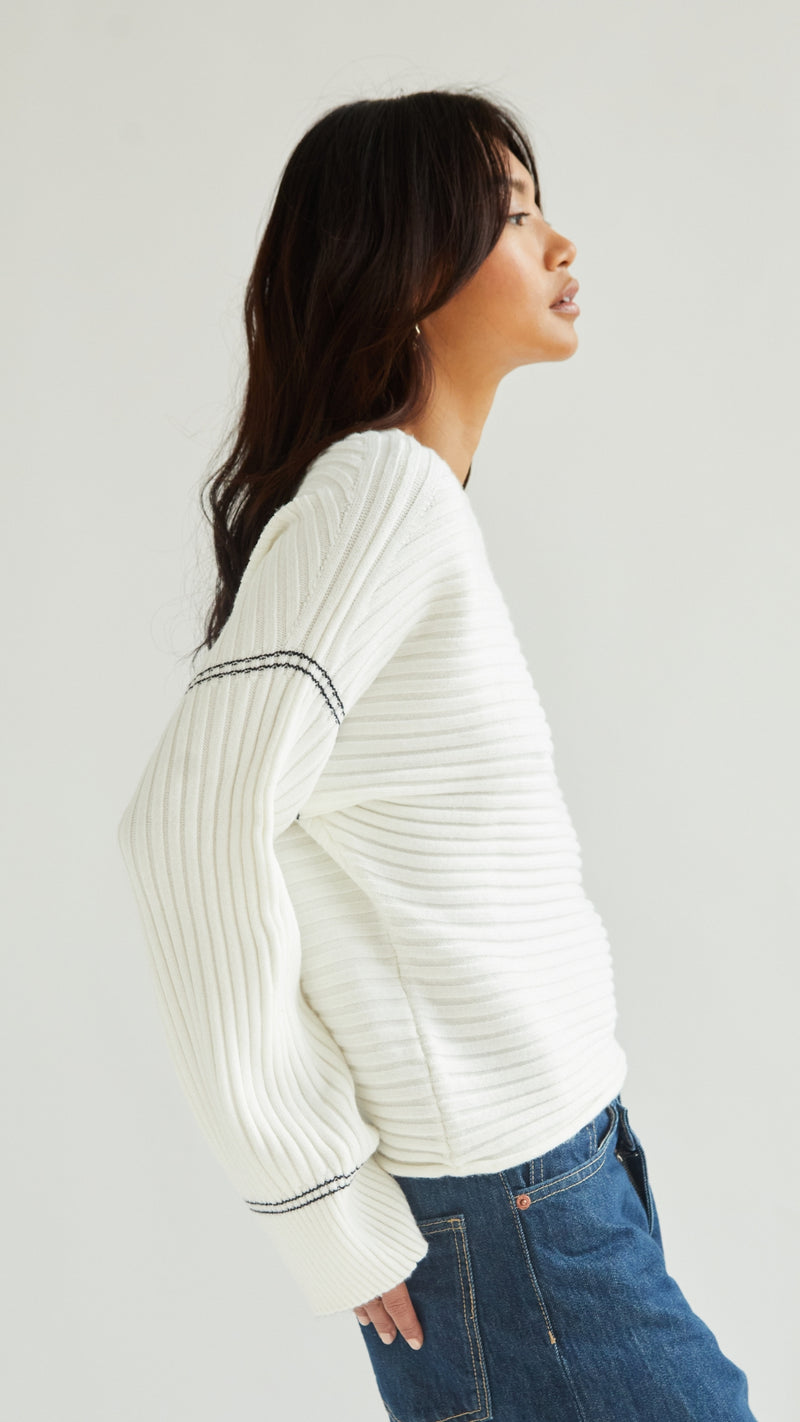 ANNA SWEATER - IVORY