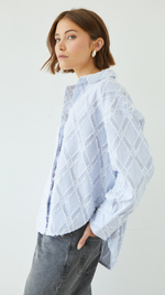 MARLOWE SHIRT - BLUE STRIPE