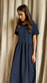 MARISSA DRESS - NAVY