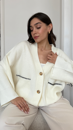 KASSIE CARDIGAN - IVORY