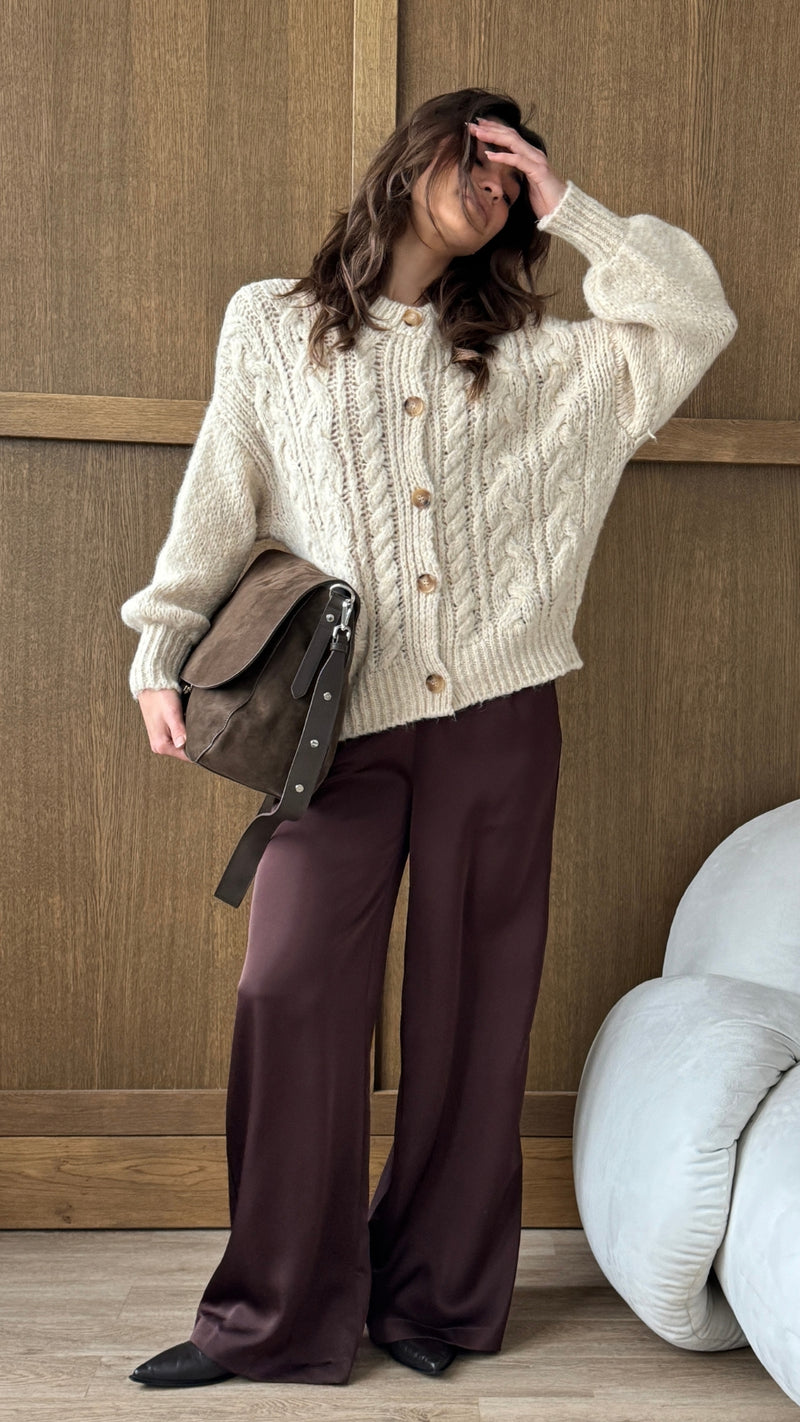 EVIE CARDIGAN - IVORY