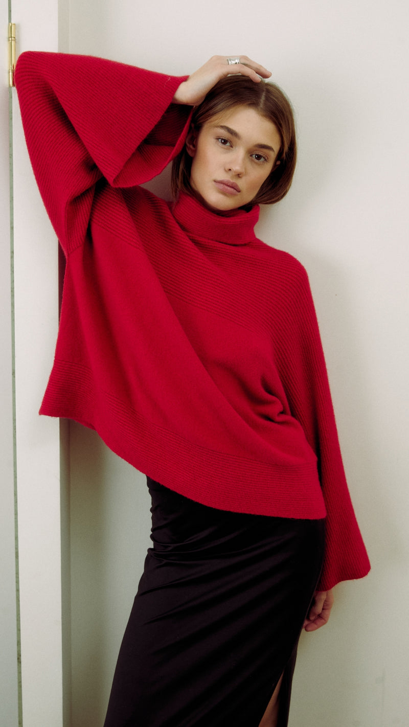 AMELIE SWEATER - RED