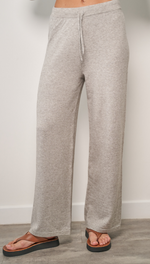 MONICA TROUSERS - GREY MELANGE