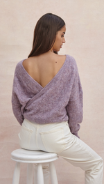 PIA CARDIGAN - LILAC