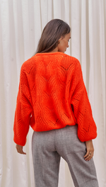 MILEY CARDIGAN - GRAPEFRUIT