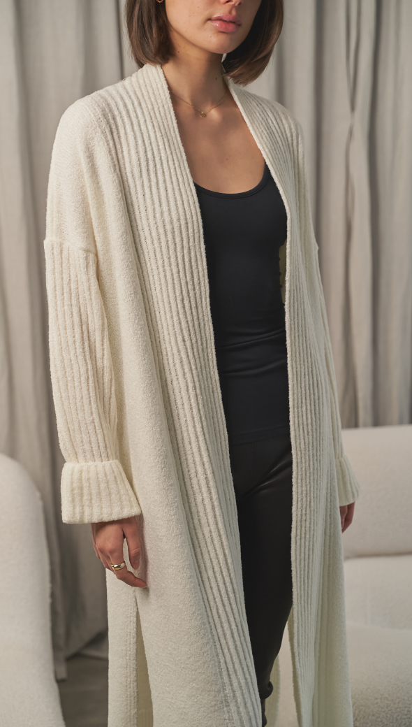 Charli Cable Knit Oversized Cardigan Sweater