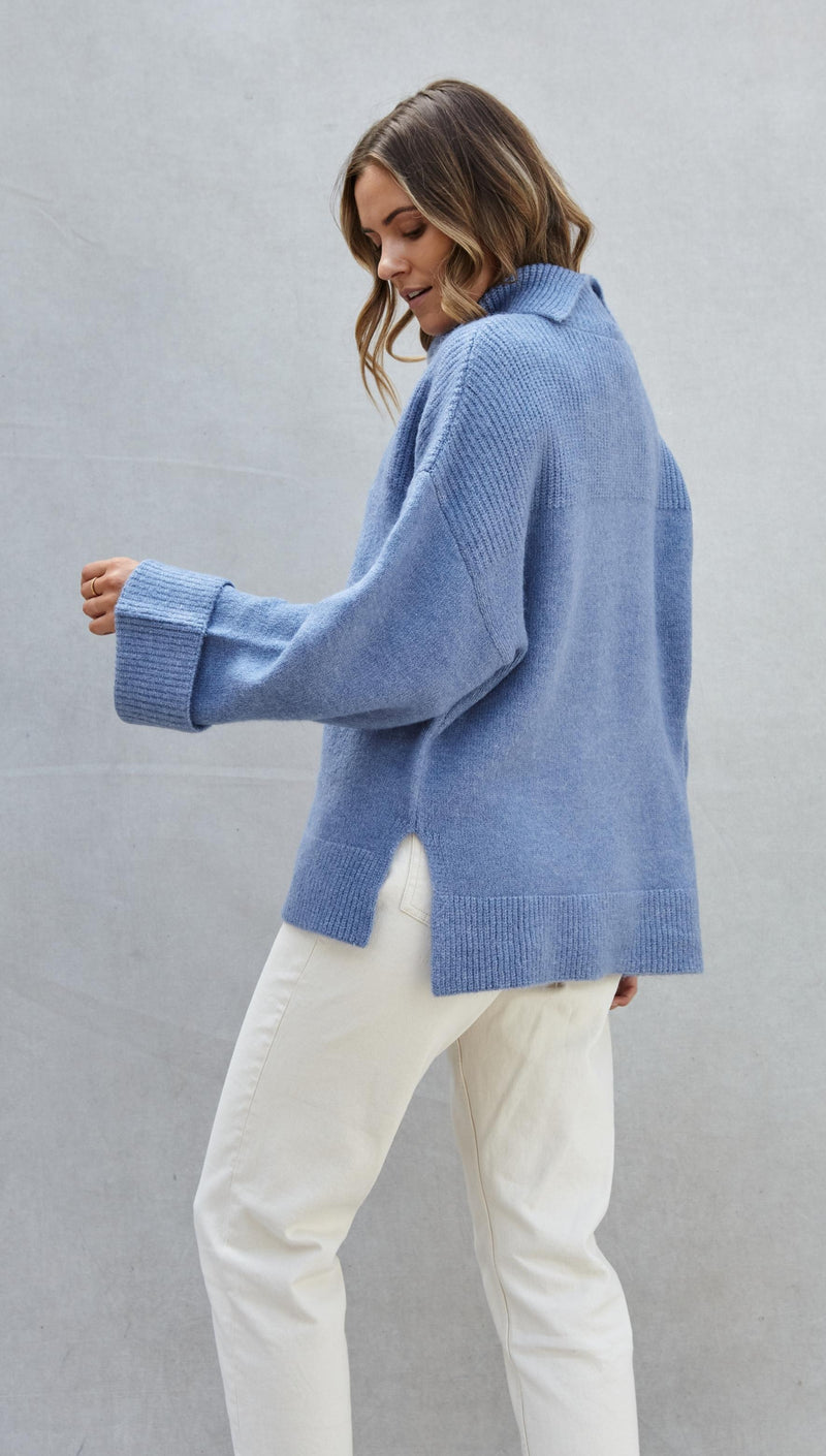 VANESSA SWEATER - SKY