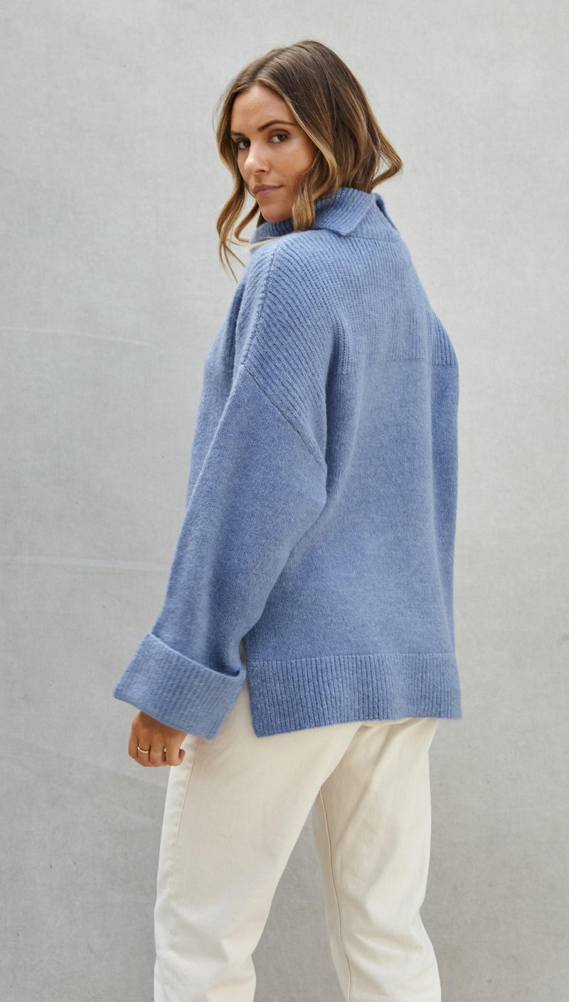 VANESSA SWEATER - SKY