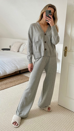 MONICA TROUSERS - GREY MELANGE